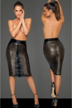 Jupe Fetish Wetlook Ajourée