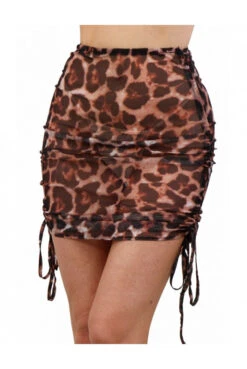 Jupe Micro Resille Léopard Réglable