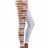 Legging Blanc Sexy Moulant Ajouré 2 Legging Blanc Sexy Moulant Ajouré -Tenue Femme Sexy legging blanc sexy moulant ajoure