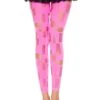 Legging Rose Fluo Ajouré Petits Et Grands Trous -Tenue Femme Sexy legging rose fluo ajoure petits et grands trous