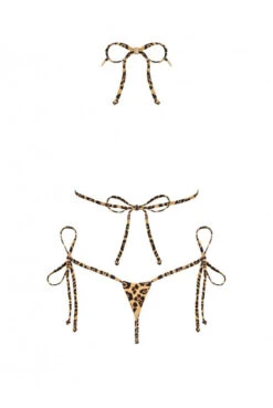 Maillot De Bain Mini Léopard 2 Pièces Bella Vista -Tenue Femme Sexy maillot de bain mini leopard 2 pieces bella vista 3