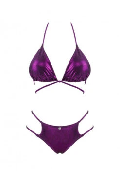 Maillot De Bain Violet 2 Pièces Balitta -Tenue Femme Sexy maillot de bain violet 2 pieces balitta 2