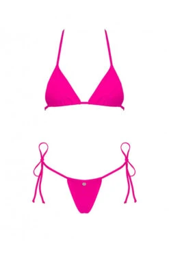 Mini Maillot De Bain 2 Pièces Rose Bella Vista -Tenue Femme Sexy mini maillot de bain 2 pieces rose bella vista 2