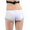 Mini Short Sexy Blanc Avec Strass