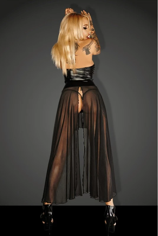 Robe De Soirée Indécente Fetish Gun Noir Handmade 4 Robe De Soirée Indécente Fetish Gun Noir Handmade – Image 2