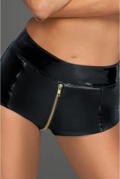 Short Fetish Sexy Wetlook Zippé -Tenue Femme Sexy short fetish sexy wetlook zippe 4