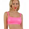 Top Brassière Wetlook Rose Néon
