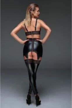 Top Soutien Gorge Fetish WetLook Noir HandMade -Tenue Femme Sexy top soutien gorge fetish wetlook noir handmade 6