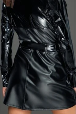 Trench Coat Robe Fetish Wetlook Mat Et Vinyle Brillant 14 Trench Coat Robe Fetish Wetlook Mat Et Vinyle Brillant -Tenue Femme Sexy trench coat robe fetish wetlook mat et vinyle brillant 5